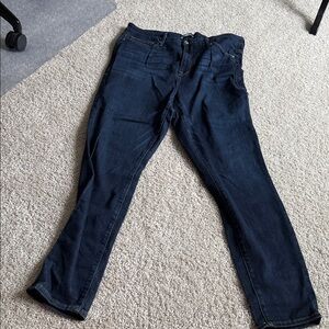 Good American Dark Blue Denim Jeans